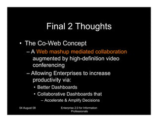 IBM Presentation, E2.0, Sydney | PPT