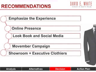 Analysis Alternatives Decision Action Plan
 
