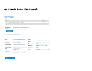 groundwire.checkout
 