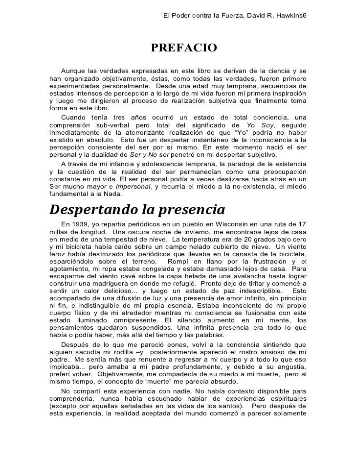 David hawkinspodervsfuerza David hawkinspodervsfuerza