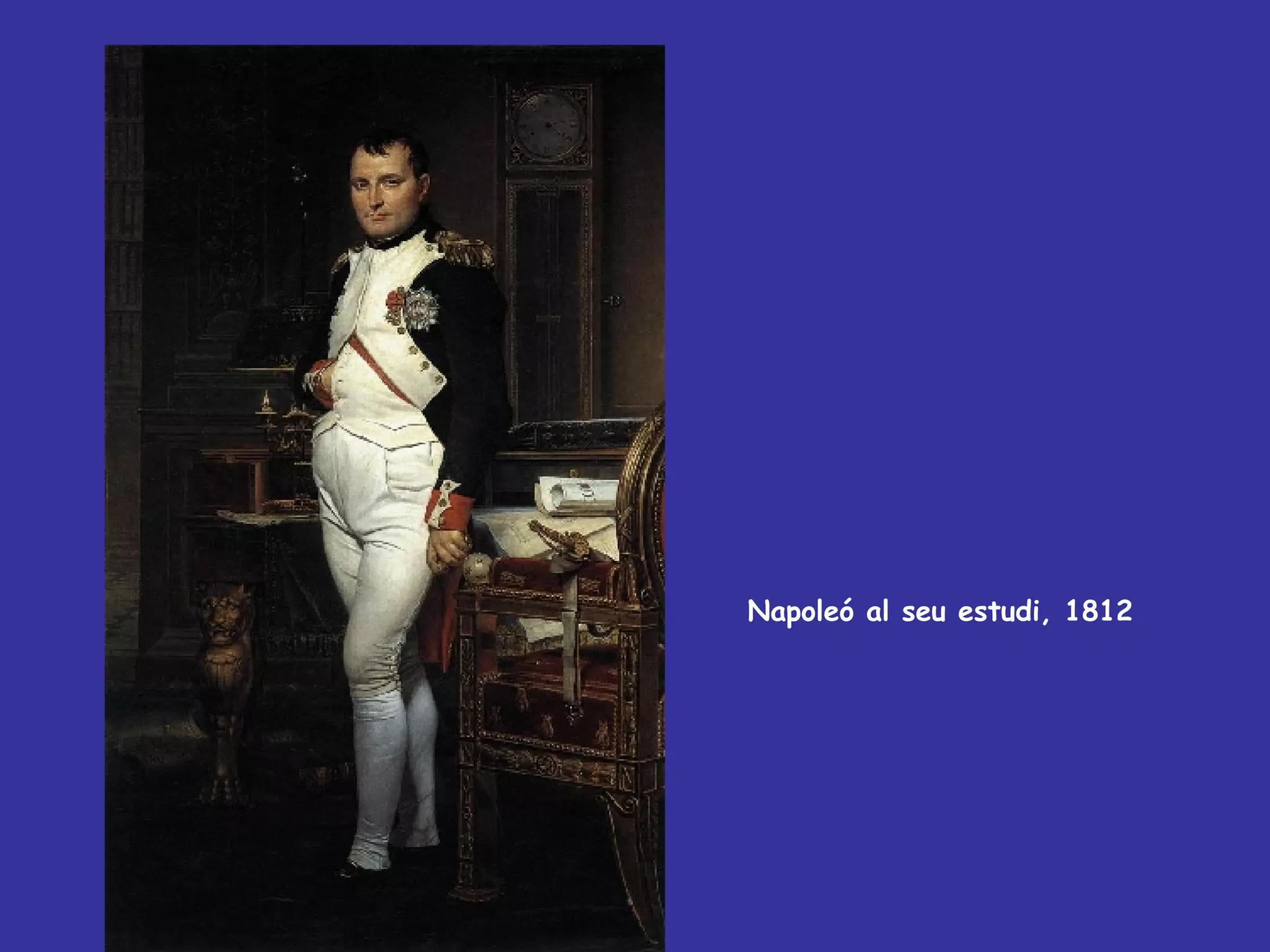 Napoleó al seu estudi, 1812  