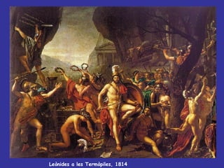 Leònides a les Termòpiles, 1814   