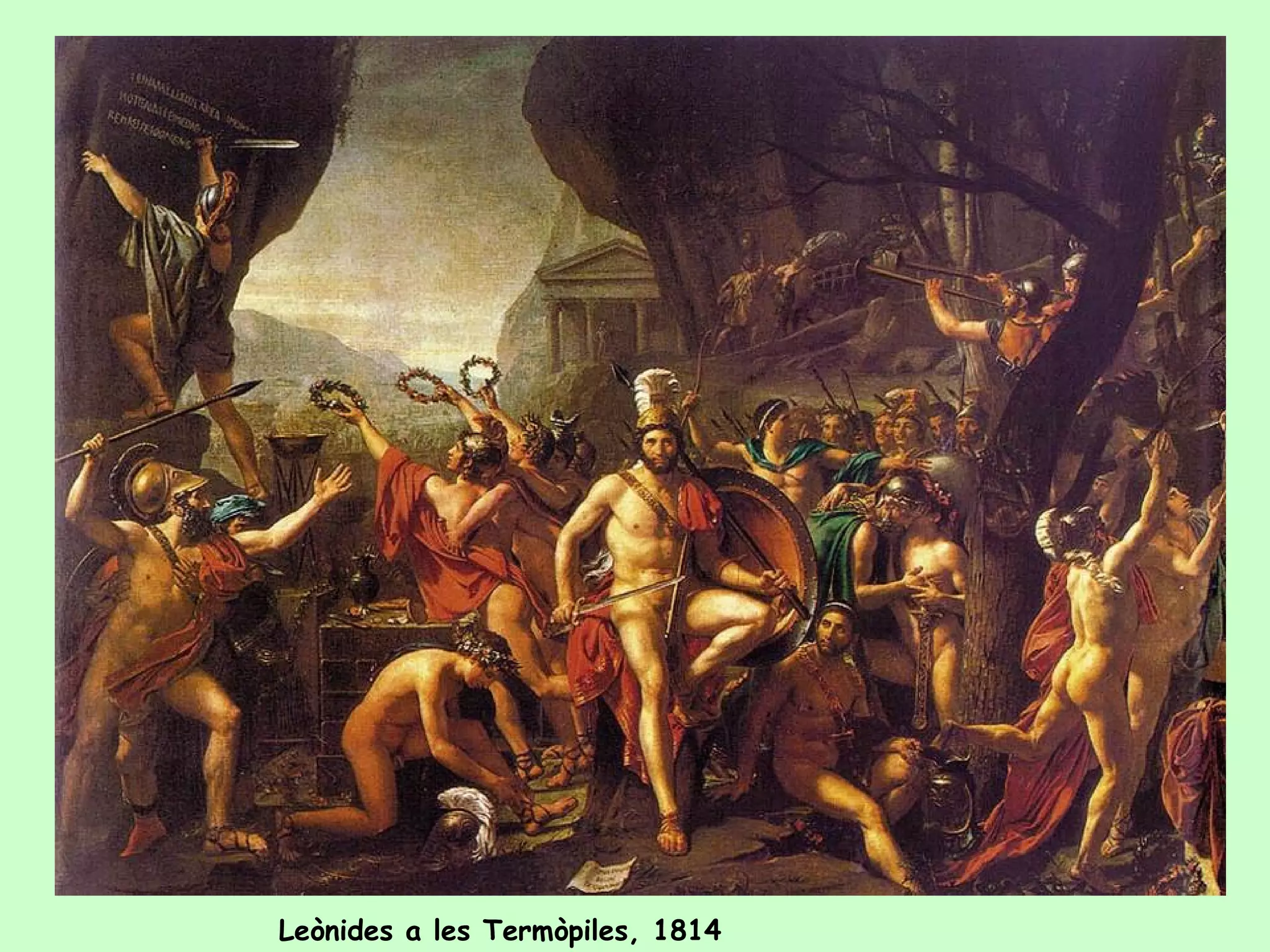 Leònides a les Termòpiles, 1814
 