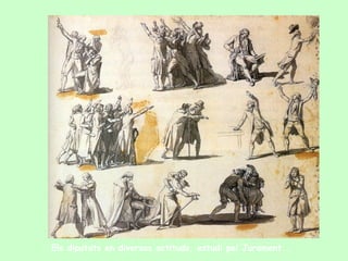 Els diputats en diversos actituds, estudi pel Jurament...
 