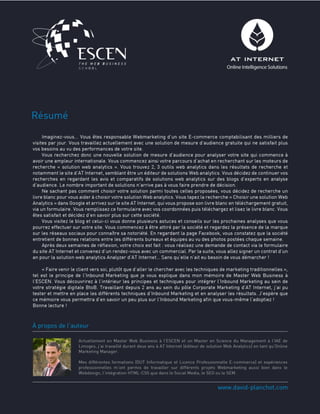 David PLANCHOT MBA Web Business 2013 - 2014 116
 