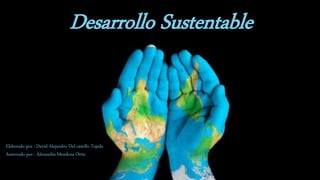 Desarrollo Sustentable
Elaborado por : David Alejandro Del castillo Tejeda
Asesorado por : Alexandra Mendoza Ortiz
 