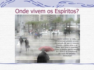 Onde vivem os Espíritos? 