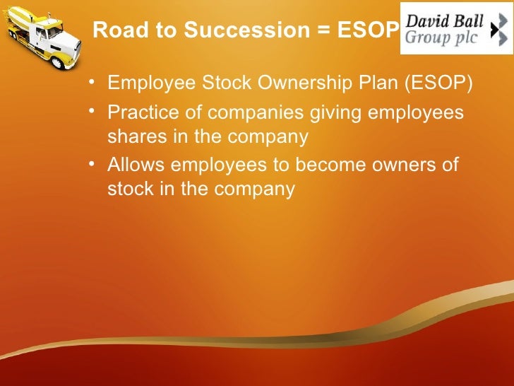 Employee stock ownership plan vs stock options