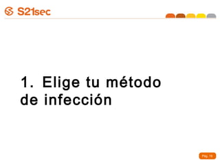 1. Elige tu método
de infección


                     Pág. 18
 