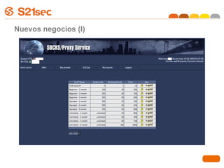 Nuevos negocios (I)
 
