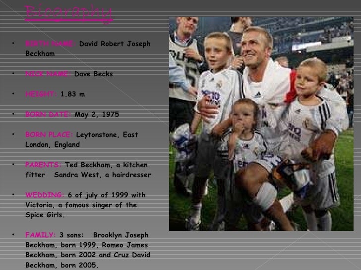 David Beckham Biography Ppt | david beckham David Beckham Biography Ppt | david beckham