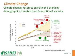 Demand-Driven innovation in agriculture: Creating economic opportunity for smallholder farmers and nutritional security for consumers