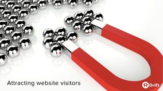 Attracting website visitors
 