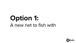 Option 1:
A new net to fish with
 