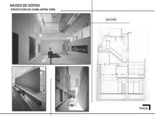 MUSEO DE GOTOH
-PREFECTURA DE CHIBA JAPÓN 1990-


                                   SECCIÓN




                                             Inicio
 