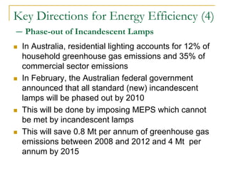 Australian Energy Efficiency and Demand Side Management Activities | PDF