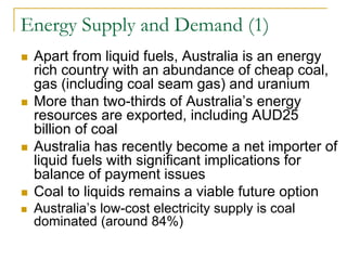 Australian Energy Efficiency and Demand Side Management Activities | PDF