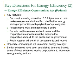 Australian Energy Efficiency and Demand Side Management Activities | PDF