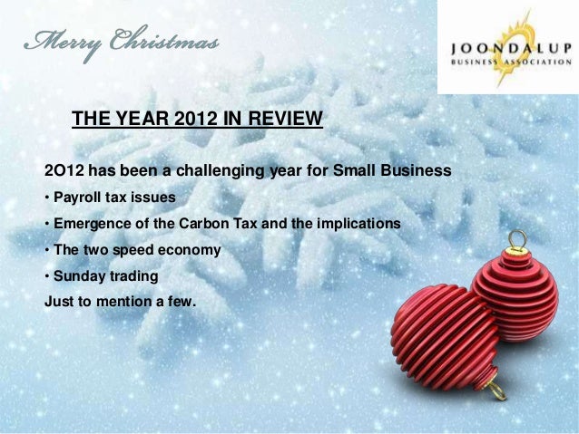 joondalup business association president david curry christmas message