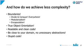 Managing Complexity in Salesforce, David Felkel
