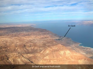 En Gedi area aerial from south En Gedi area aerial from south En Gedi 