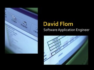 Software Application Engineer
 