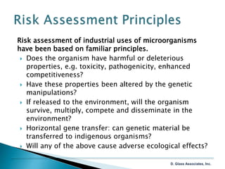 Biotechnology Risks Challenges and Opportunities in Industrial Biotech Regulation | PPTX