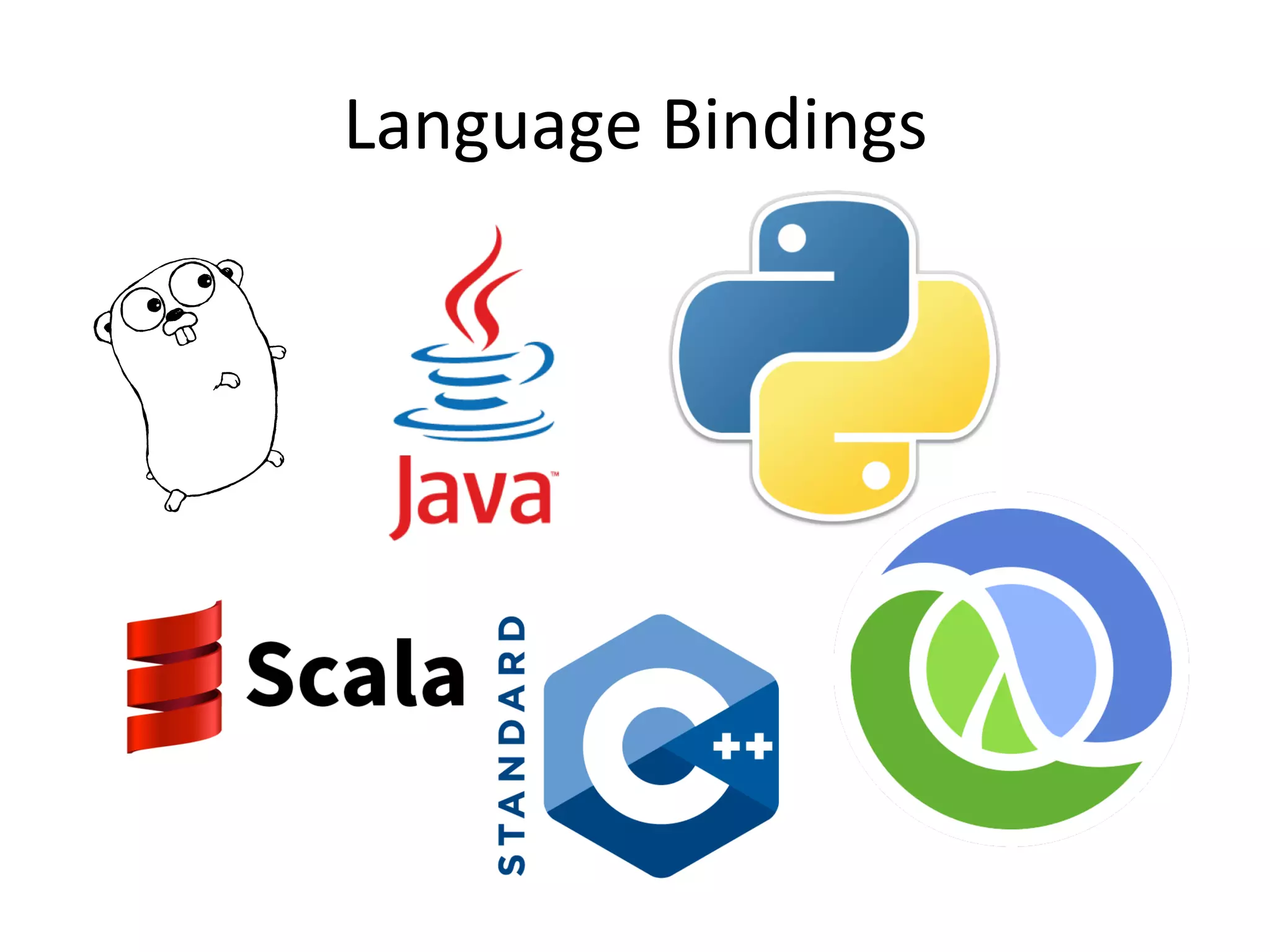 Language 
Bindings 
 