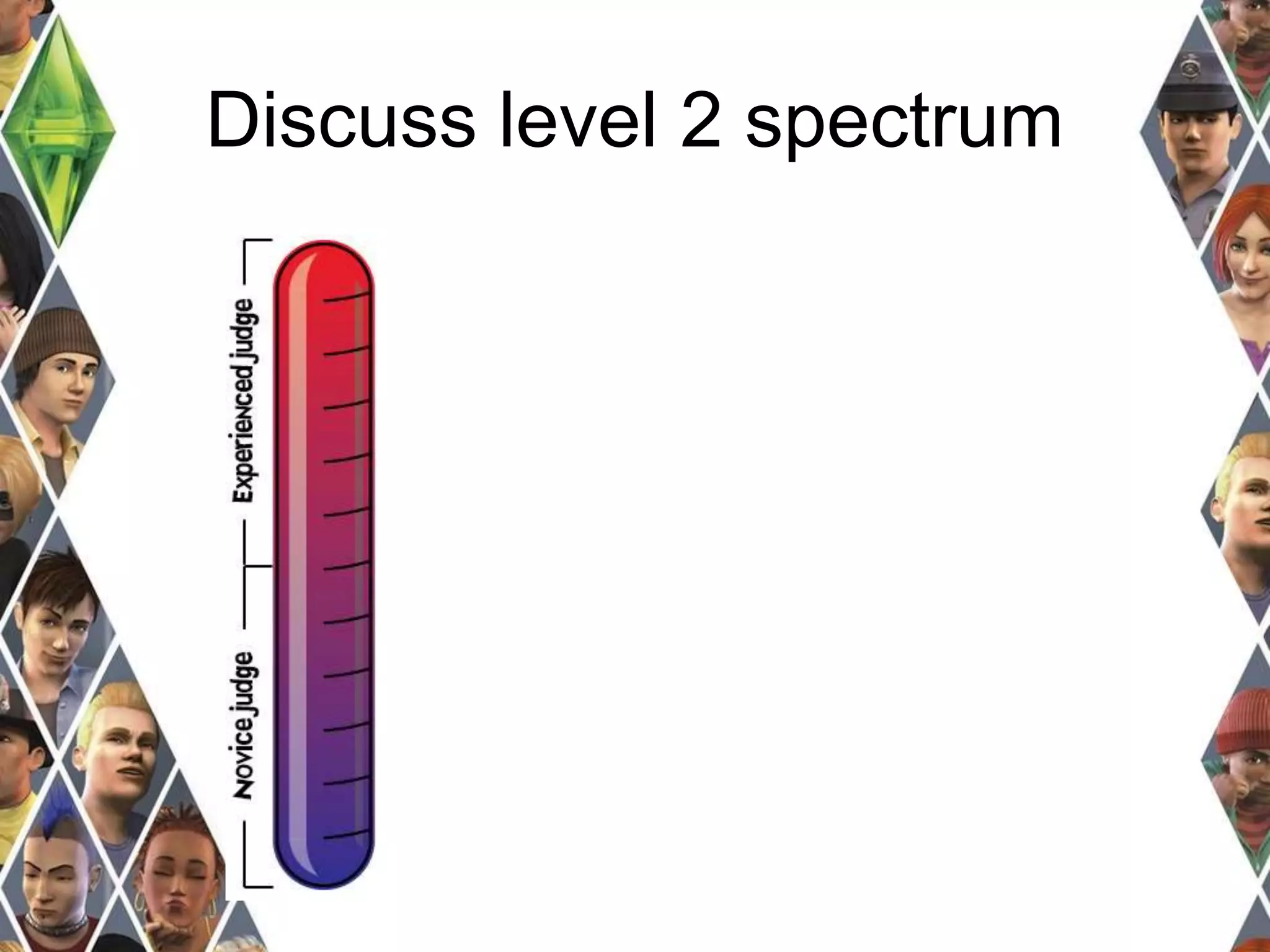 Discuss level 2 spectrum 
 