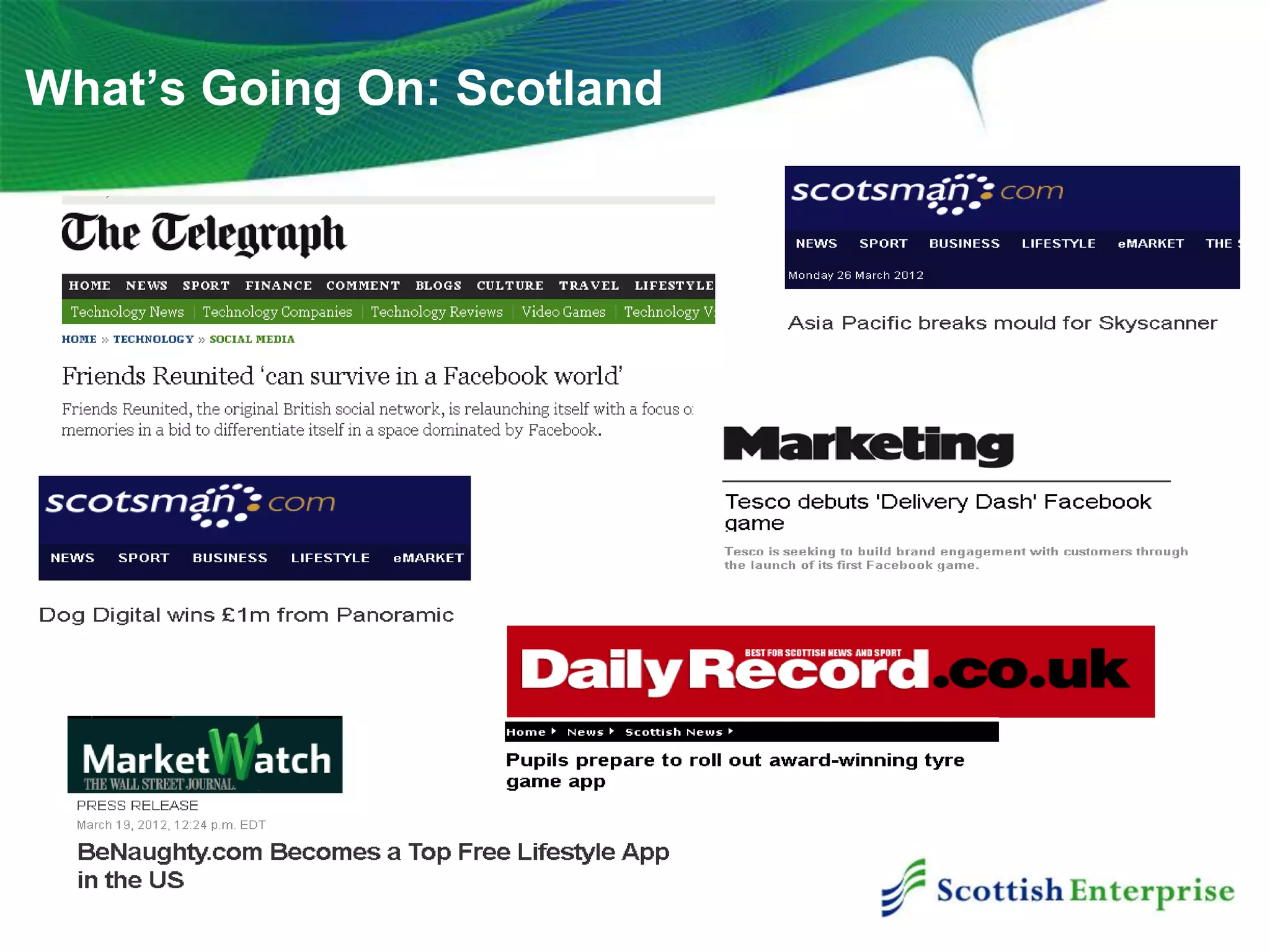 What’s Going On: Scotland
 