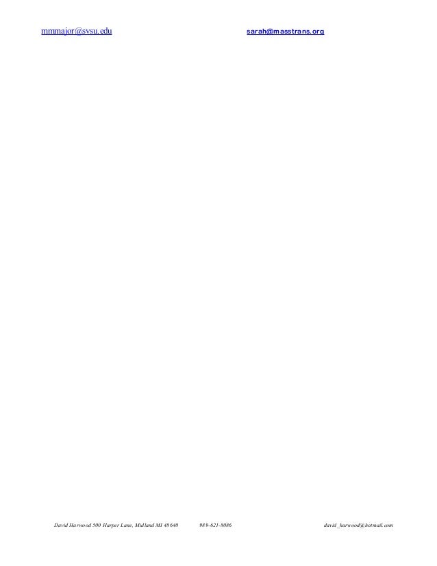 David harwood resume