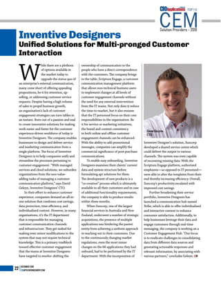 Unified Solutions for Multi-pronged Customer Interaction