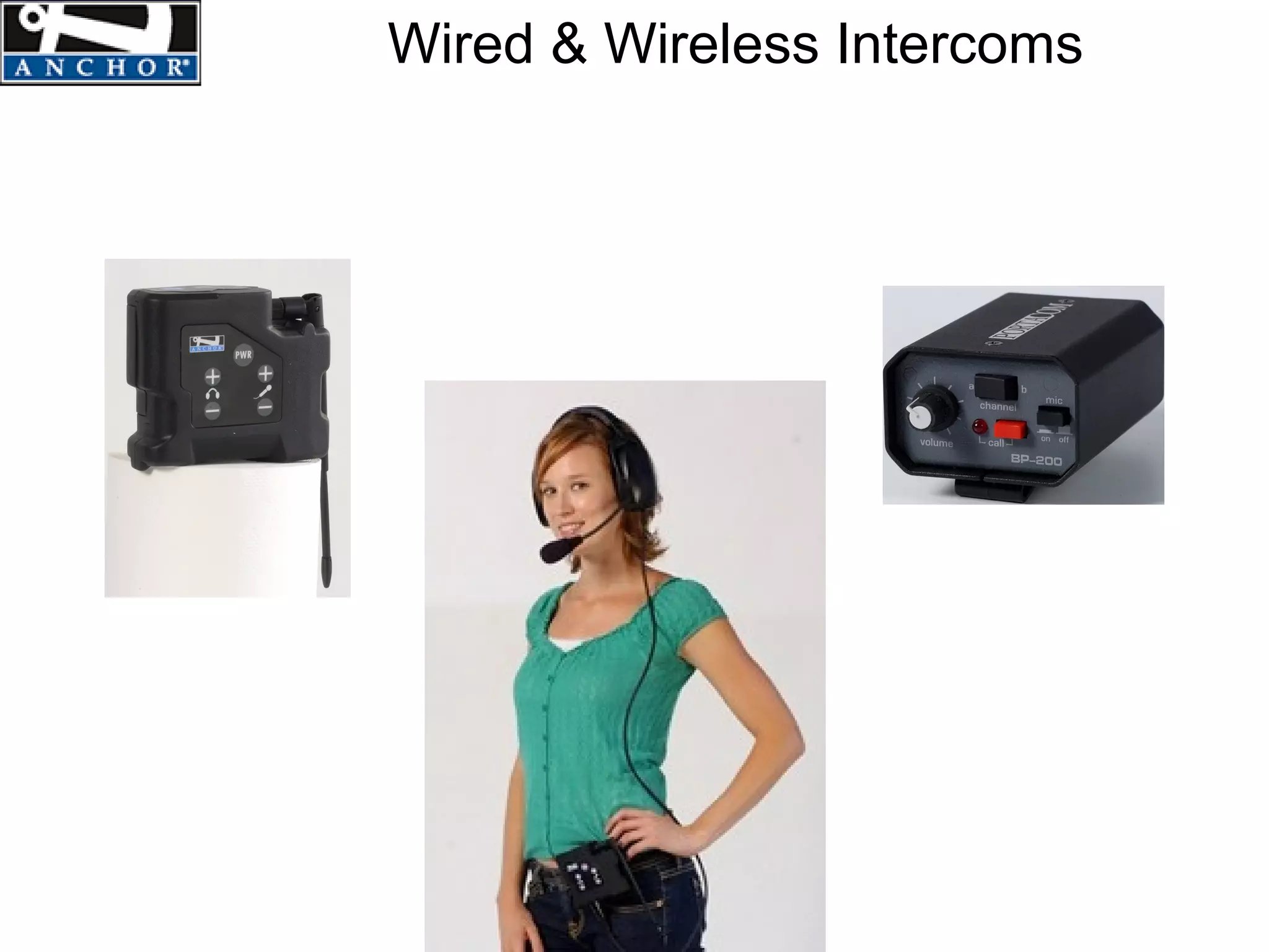Wired & Wireless Intercoms
 