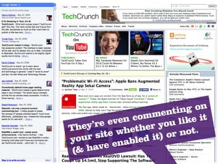 ntin g on
              com  me
       e even           u like it
Th ey’r       ether yo
    r site wh
                    t) or not.
you       enab led i
 (& have
 