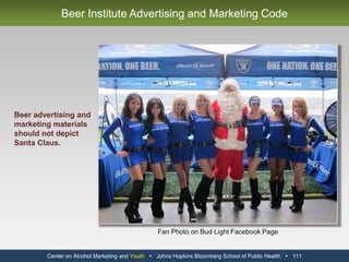 Center on Alcohol Marketing and Youth   Johns Hopkins Bloomberg School of Public Health   99Beer Brand Website Worst PracticeWORST PRACTICEIf a visitor enters an age below the LPA, the Bud Light brand website displays a warning, allowing the visitor to easily close the warning and enter a different age.