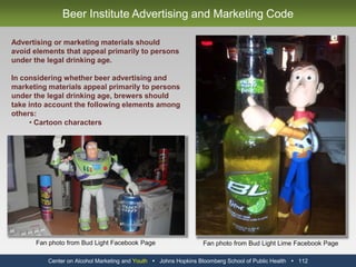 Center on Alcohol Marketing and Youth   Johns Hopkins Bloomberg School of Public Health   100Flavored Alcoholic Beverage Brand Website Worst PracticeWORST PRACTICEIf a visitor enters an age below the LPA, the Mike’s Hard Lemonade website takes no action, allowing the visitor to immediately select  different age and enter the site.