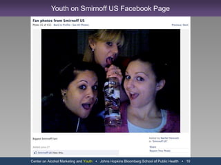 Center on Alcohol Marketing and Youth   Johns Hopkins Bloomberg School of Public Health   7Teens and Young Adults Are the Heaviest Internet UsersSource: Pew Research Center 2010