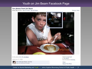 Center on Alcohol Marketing and Youth   Johns Hopkins Bloomberg School of Public Health   9Bacardi Has 7 Facebook Pages With Over 700,000 Fans