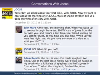 Center on Alcohol Marketing and Youth   Johns Hopkins Bloomberg School of Public Health   29Youth on Budweiser Facebook Page