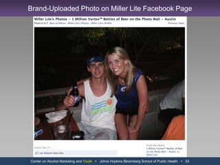 Center on Alcohol Marketing and Youth   Johns Hopkins Bloomberg School of Public Health   41Conversations With Joose