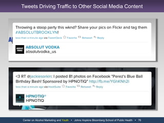 Center on Alcohol Marketing and Youth   Johns Hopkins Bloomberg School of Public Health   64YouTube Demographics