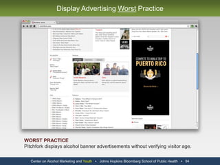Center on Alcohol Marketing and Youth   Johns Hopkins Bloomberg School of Public Health   82646,000 Results for “Bud Light” in Blogosphere