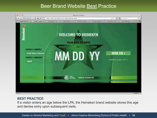 Center on Alcohol Marketing and Youth   Johns Hopkins Bloomberg School of Public Health   86Coors Light 1st and Cold iPhone Application