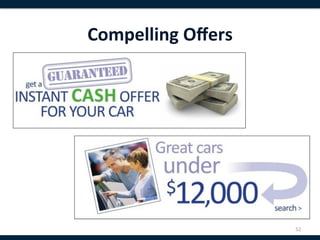 Compelling	
  Oﬀers	
  




                          52	
  
 