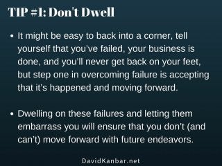 David Kanbar - How to Face, Accept and Overcome Failure in Business