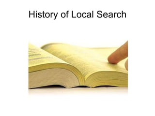 History of Local Search 