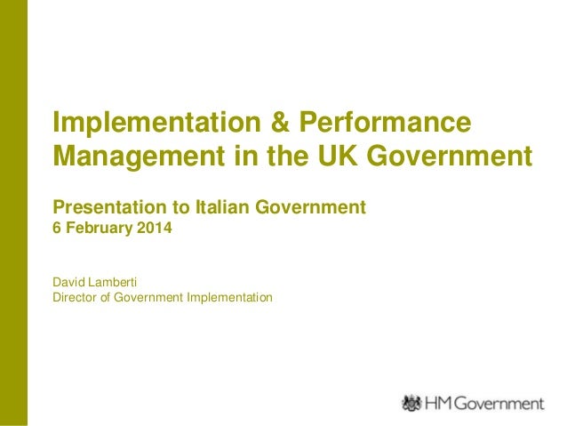 David Lamberti Cabinet Office