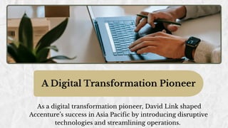 David Link Accenture - A Key Strategist At Accenture | PDF