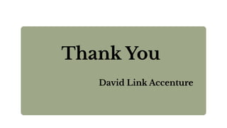 David Link Accenture - A Key Strategist At Accenture | PDF