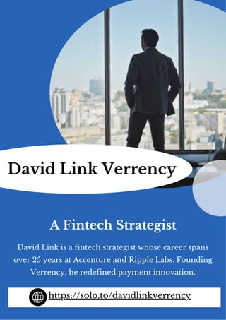 David Link Verrency - A Fintech Strategist | PDF